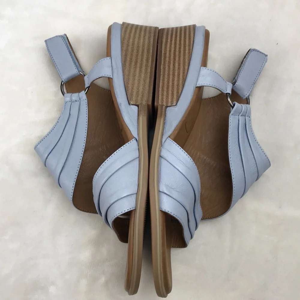 Mago Made in Turkey Women's Blue Sandals - Picture 9 of 16
